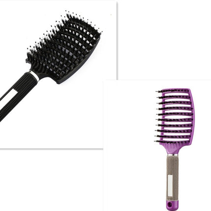 Hairbrush Anti Klit Brushy Haarborstel Women Detangler Hair Brush Bristle Nylon Scalp Massage  Teaser Hair Brush Comb