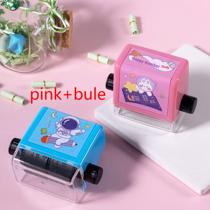 Math Roller Stamp Addition Subtraction Multiplication Division Practice Digital Type Mathematical Operation Stamp Pupils Teacher