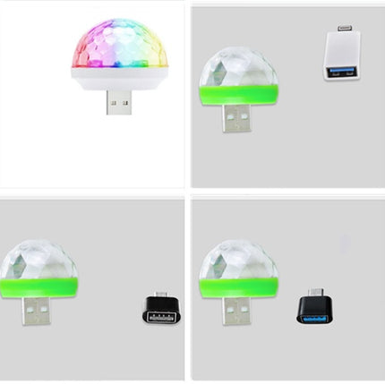 Light Stage Effect USB 5V Disco Ball DJ Party Holiday Lighting Christmas Projector