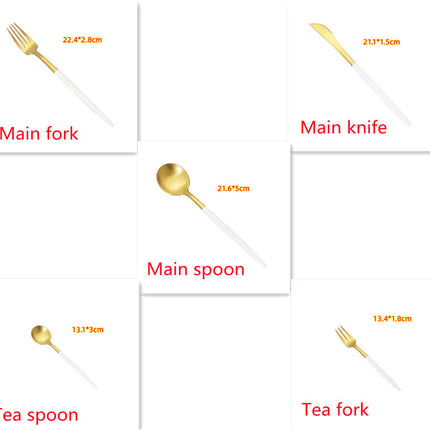 304 Stainless Steel Western Cutlery Knife Fork And Spoon