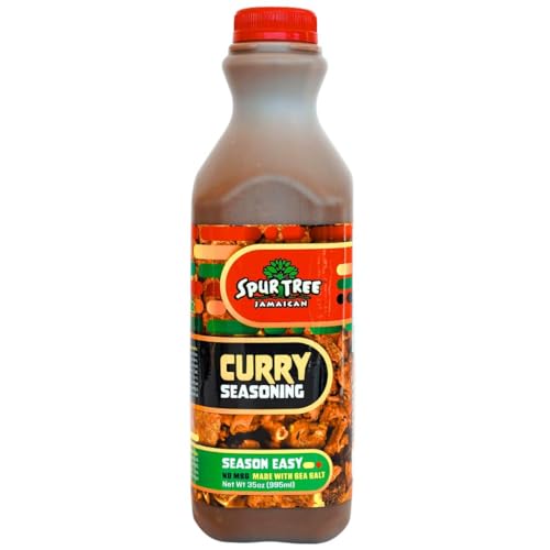 Spur Tree Jamaican Curry Seasoning – Experience Authentic Jamaican Taste – All-Natural And Fresh Ingredients – Curry Seasoning Jamaican – Curry Jamaican (35 Oz)