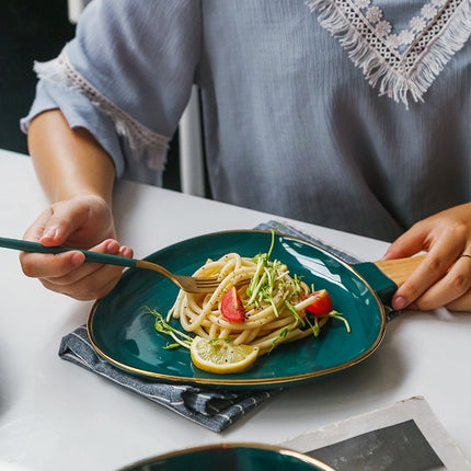 Domestic ceramic baking plate Western dish baking bowl