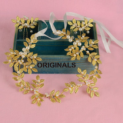 Handmade Pearl Retro Wedding Headband Accessories