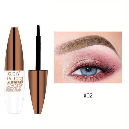 Tattoo Easy Peel Off Eyebrow Gel Cream Types Long-Lasting Smudge-Proof Sweat Resistant Waterproof Cosmetics