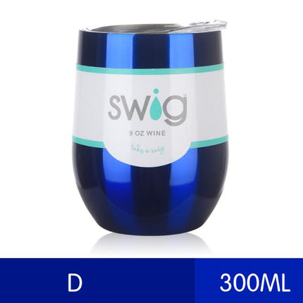 hot drink cups 9 унц. the egg in the form of a 304 stainless steel drink Tumber mug lid wine beer vacuum thermos cup