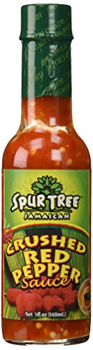 Spur Tree Crushed Red Pepper Sauce – Organic Crushed Red Pepper Sauce for an Authentic Jamaican Experience – Organic Red Pepper Sauce to Spice Up Your Dish (5 Oz, 2 Pack)