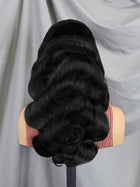 6x4 Density Virgin Human Hair Wigs For Black Women Vietnamese Raw Hair Transparent Lace Front Pre-Plucked Bleached Knots