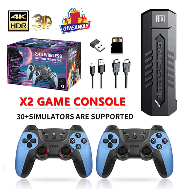 X2 Blue Game Console 4K Double Connection Battle Wireless