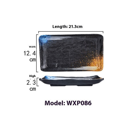 Rectangular Plate Creative Retro Hotpot Restaurant Tableware