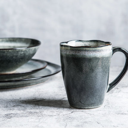 Lototo Japanese Tableware Set Ceramic Bowl Plate