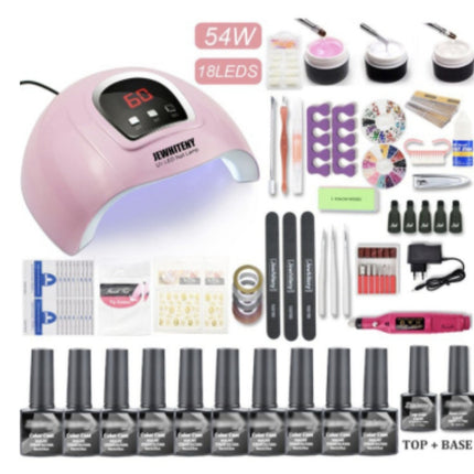 80W Nail Phototherapy Machine Set