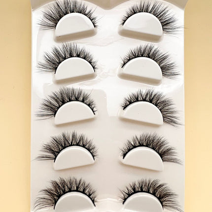 Mink Eyelashes Eye Tail Lengthening Natural Eyelashes Flat False