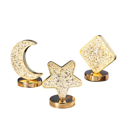 Star Moon Charging Touch Touch Small Night-light Table Lamp