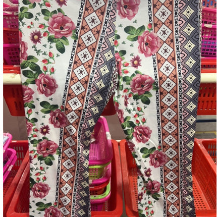 High Elastic Tight Pants Slim Sexy Print Trousers Womens Clothing