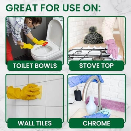 Comet Cleaner 2 Pack (21 oz Each) Powerful Surface Cleaner for Bathroom & Kitchen Tough Stain Remover Deodorizer & Freshener 50% More Cleaning Power Includes Landsing Bundled w Ship Bag