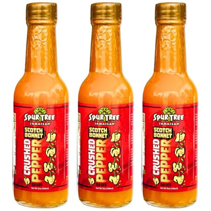 Spur Tree Jamaican Scotch Bonnet Pepper Sauce – Scotch Bonnet Hot Sauce for an Authentic Jamaican Experience – Scotch Bonnet Peppers to Spice Up Your Dish (5 Oz, 3 Pack)