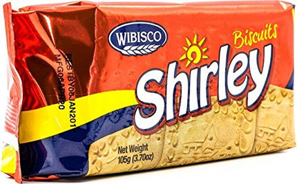 Wibisco Shirley Biscuits, Original, 3.7 oz (Pack of 24)