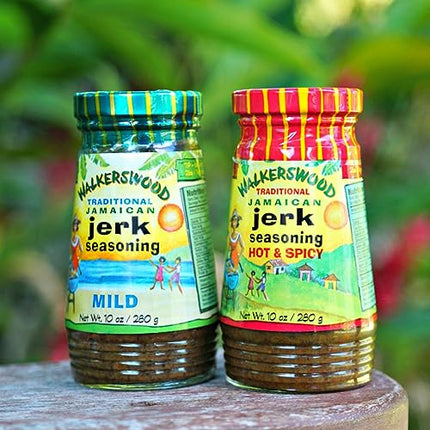 Walkerswood Traditional Jamaican All Purpose Mix and Blenda Green Seasoning, 10 oz (Packaging May Vary)