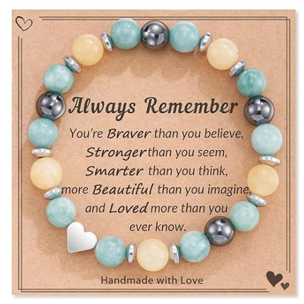 Fashion Natural Stone Pinkred Zebra Tree Of Life Gifts Big Little Sister Bracelet Birthday Jewelry Girls Braclet Gifta For Girl Boy