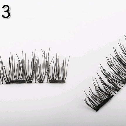 Magnet false eyelashes hand-woven