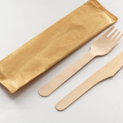 50pcs Disposable Wooden Spoons