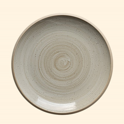 Threaded Flat Plate Plate Pasta Steak Plate Slight Concealer