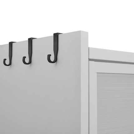 4-Level Flip Door Metal Cabinet