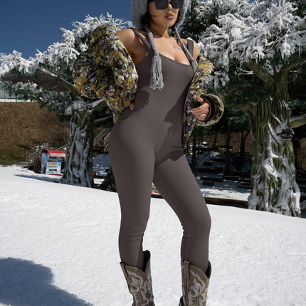 Women's Suspender Tank Top Tights