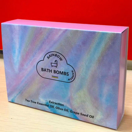 Rainbow Cloud Salt Essential Oil Bathing Ball Bubble Exfoliating Moisturizing Skin Care Props Natural Bubble Bath Bombs Ball