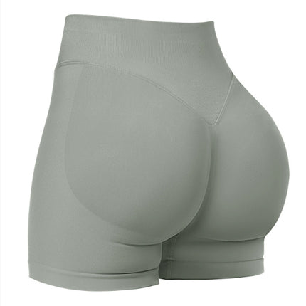 High Waist Yoga Shorts Tight Hip Raise Seamless Quick-drying Pants For Sports Fitness