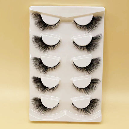 Mink Eyelashes Eye Tail Lengthening Natural Eyelashes Flat False