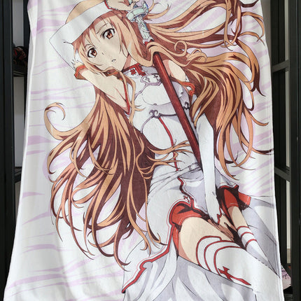 Custom Desig Flannel Blanket Knee Warm Blanket