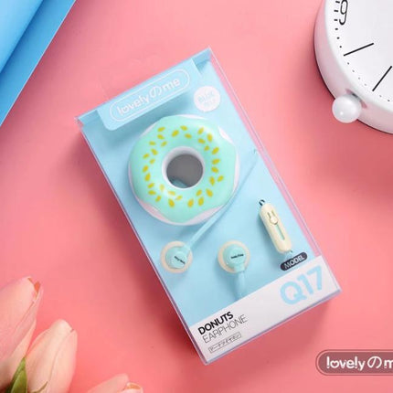 Creative donut winding music subwoofer mobile phone diy big computer headset wired girl male sports gift