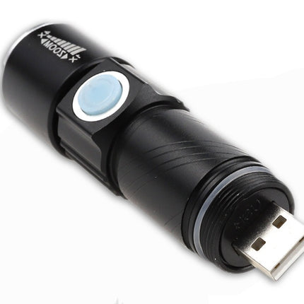Mini Waterproof Rechargeable LED Flashlight With USB Charging