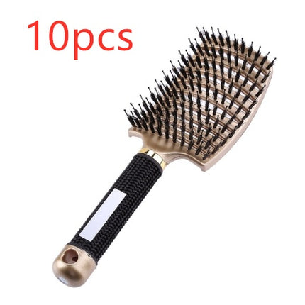 Hairbrush Anti Klit Brushy Haarborstel Women Detangler Hair Brush Bristle Nylon Scalp Massage  Teaser Hair Brush Comb
