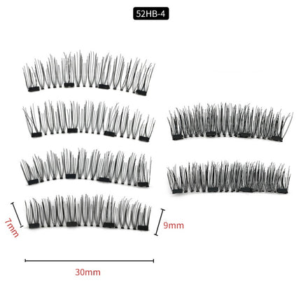 Four magnet magnet false eyelashes