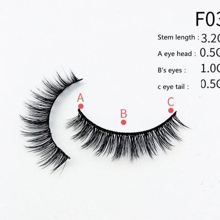 Self-adhesive Eyeliner False Eyelashes Multi-layer Cross-section False Eyelashes