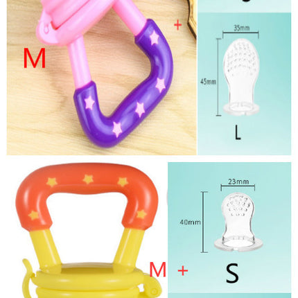 New Baby Silicone Pacifier, Encapsulated To Soothe Complementary Food Feeding Artifact