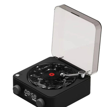 Retro Turntable Speaker Wireless Bluetooth-compatible 5.0 Vinyl Record Player Stereo Sound With White Noise RGB Projection Lamp Effect