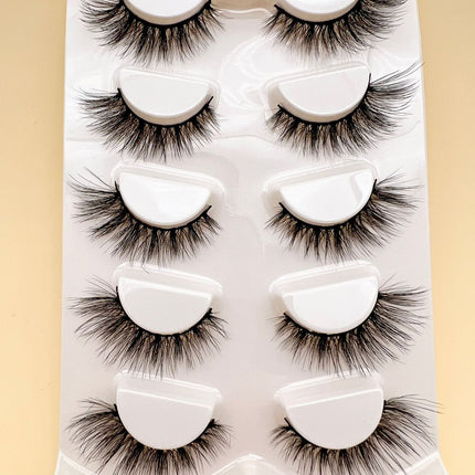 Mink Eyelashes Eye Tail Lengthening Natural Eyelashes Flat False