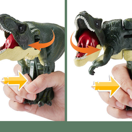 Children Decompression Dinosaur Toy Creative Battery-free Telescopic Spring Swing Dinosaur Fidget Toys Christmas Gifts For Kids