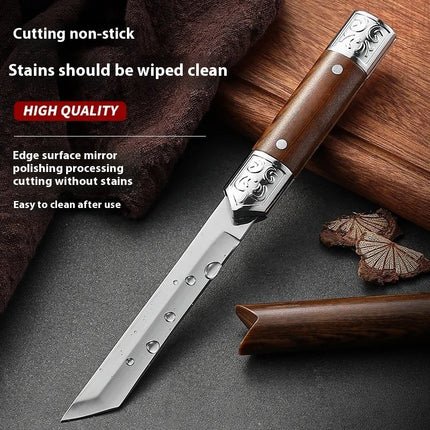 Outdoor Barbecue High Hardness Wilderness Life-saving Knife