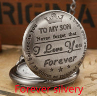 TO MY SON LOVE FOREVER Quartz Pocket Watch