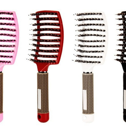 Hairbrush Anti Klit Brushy Haarborstel Women Detangler Hair Brush Bristle Nylon Scalp Massage  Teaser Hair Brush Comb