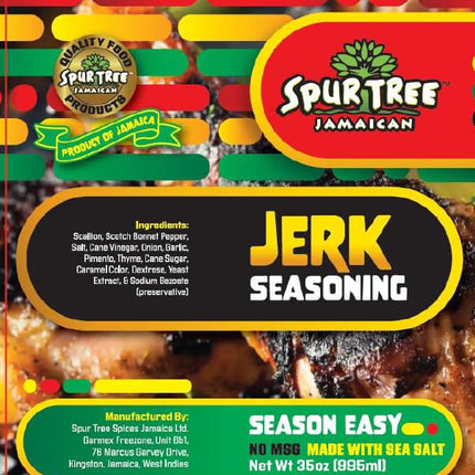 Spur Tree Jamaican Jerk Seasoning – Authentic Caribbean Jerk Seasoning – Jerk Sauce with All-Natural and Fresh Ingredients – Jerk Seasoning Jamaica (9 Lb, 6 Oz)