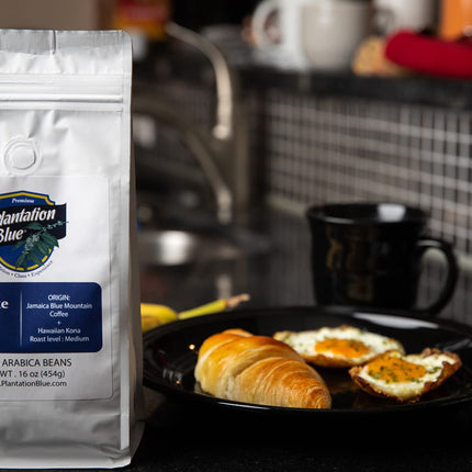 PREMIUM PLANTATION BLUE TRADITION CLASS EXPERIENCE 100% Jamaica Blue Mountain Coffee Medium Roasted and Ground (16oz)