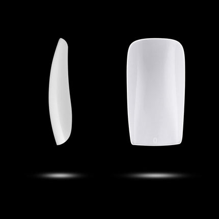 Full Cover Acrylic False Nail Tips, 500PCS Fake Nail Shape Artificial False Nails Tips 10 Sizes with Case for Nail Art Salons and Home DIY (Natural)