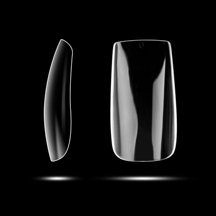 Full Cover Acrylic False Nail Tips, 500PCS Fake Nail Shape Artificial False Nails Tips 10 Sizes with Case for Nail Art Salons and Home DIY (Natural)