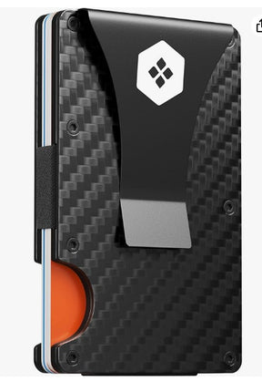 Carbon Fiber Package Wallet Multi-functional Metal Card