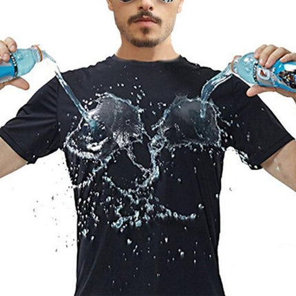 Quick-drying Waterproof Anti-fouling T-shirt Couple Half Sleeve Bottoming Shirt